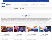 Tablet Screenshot of masajterapisi.com